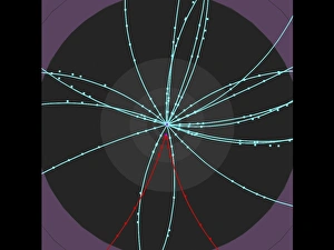 Large Hadron Collider Gallery: Proton collision C014 / 1809