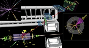 Large Hadron Collider Gallery: Proton collision C014 / 1816