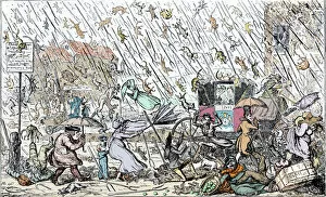 Historical Artwork Gallery: Raining cats and dogs