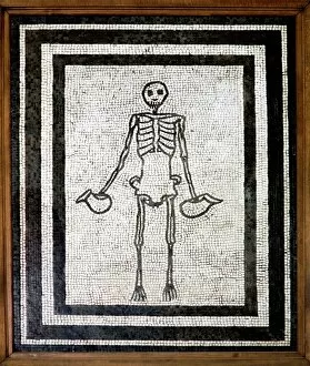 C Ulture Gallery: Roman memento mori mosaic
