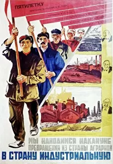 Agitation Gallery: Russian agitprop poster of 1930