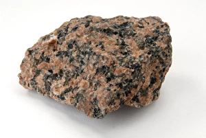 Igneous Rock Formation Prints: Sample of granite