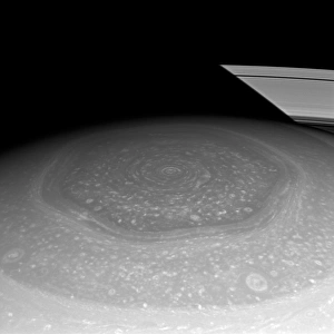 Saturns north pole region, Cassini image Saturns north pole region, Cassini image