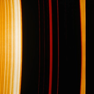 Part of Saturns ring system Part of Saturns ring system