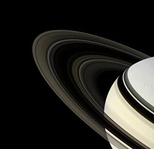 Saturns rings, Cassini image