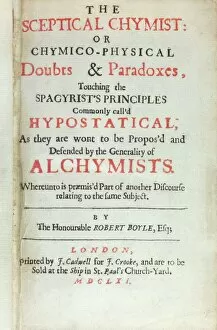 The Sceptical Chymist (1661)