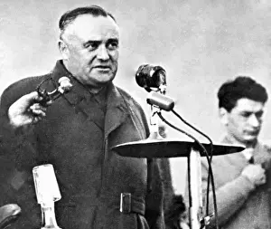 Space Race History Prints: Sergey Korolyov, Soviet rocket engineer C013 / 4873