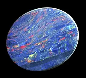 Single piece of blue opal