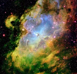 Scientific Posters: Optical Print of the Eagle Nebula (M16, NGC 6611)