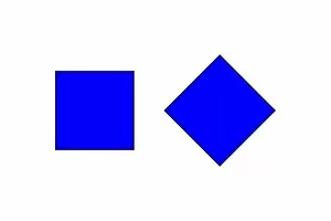 Images Dated 27th August 2004: Square illusion - orientation