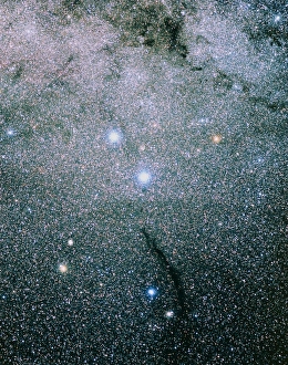 Starfield in the constellation of Musca Starfield in the constellation of Musca