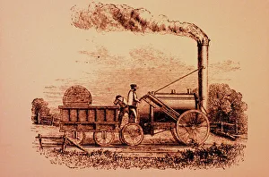 Images Dated 22nd July 2005: Stephensons Rocket - the 1st steam locomotive