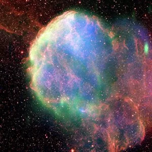 Composite Gallery: Supernova remnant IC 443, composite image