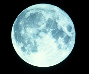 Telescope photo of full moon from earth Telescope photo of full moon from earth