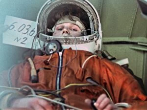 Vostok 6 Gallery: Tereshkova during training