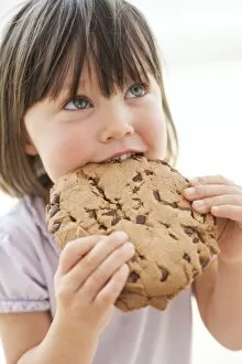 Bobbed Hair Gallery: Toddler eating a cookie