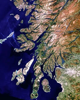 British Isles Gallery: True-colour satellite image of western Scotland