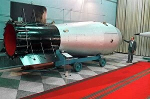 Soviet Union Gallery: Tsar Bomba nuclear weapon display