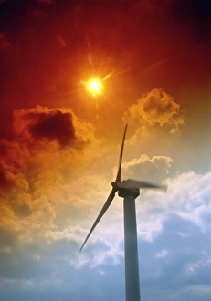 Turbine at Delabole Wind Farm, Cornwall, UK Turbine at Delabole Wind Farm, Cornwall, UK