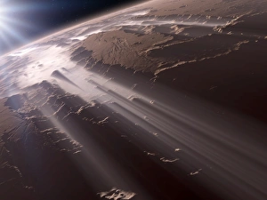 Valles Marineris Gallery: Valles Marineris, Mars, artwork