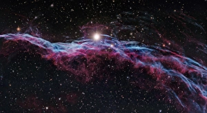 Veil Nebula (IC 1340), optical image C017/3755 Veil Nebula (IC 1340), optical image C017/3755