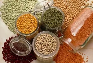 Images Dated 3rd September 2004: View of an assortment of beans and pulses