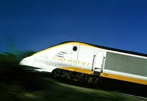 Images Dated 17th July 1998: View of a Eurostar Channel Tunnel train