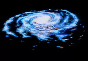 Images Dated 31st August 1994: View of our Milky Way galaxy