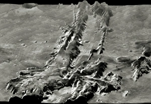 Valles Marineris Gallery: View of the Valles Marineris canyon system, Mars