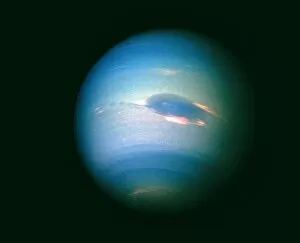 Images Dated 30th August 1989: Voyager 2 image of the planet Neptune