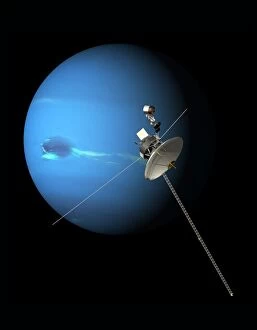 Researching Collection: Voyager 2 and Neptune, artwork C017 / 7377