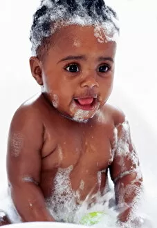 Infant Gallery: Washing baby