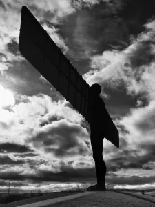 Prints of England, Tyne and Wear, Gateshead Sculpture Prints: Print of the Angel of the North in Gateshead, Tyne and Wear