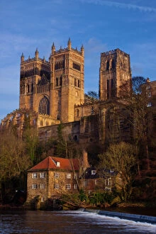 Images Dated 9th December 2009: England, County Durham, Durham City. Fulling Mill, on the banks of the River Wear
