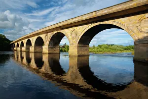 England, Northumberland, Hexham. Hexham Bridge over the River Tyne England, Northumberland, Hexham. Hexham Bridge over the River Tyne