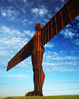 Blue Collection: England, Tyne and Wear, Angel of the North. The Angel of the North statue near the cities of