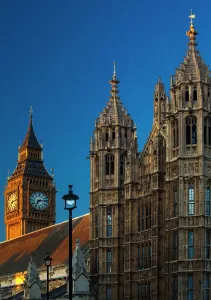 Prints of England, Greater London, City of Westminster Palace Prints: Big Ben Clock Tower Print