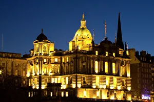 Scotland, Edinburgh, Bank of Scotland. A prominent feature of the Edinburgh skyline Scotland, Edinburgh, Bank of Scotland. A prominent feature of the Edinburgh skyline