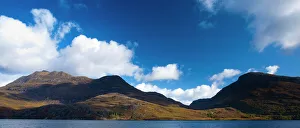Scotland, Scottish Highlands, Beinn Eighe NNR. Slioch, a mountain alongside Loch Maree in Scotland, Scottish Highlands, Beinn Eighe NNR. Slioch, a mountain alongside Loch Maree in