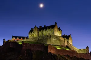 Edinburgh Prints: Scotland Print: Edinburgh Castle on Castle Rock