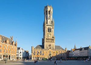 Vlaanderen Gallery: The 13th century Belfort van Brugge belfry tower on the Markt square, UNESCO World Heritage Site