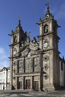 The 17th century Igreja de Santa Cruz (Holy Cross Church), Braga, Minho, Portugal, Europe The 17th century Igreja de Santa Cruz (Holy Cross Church), Braga, Minho, Portugal, Europe