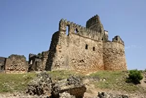 Ruins of Kilwa Kisiwani and Ruins of Songo Mnara Collection: The 19th century Arab fort, Kilwa Kisiwani Island, UNESCO World Heritage Site