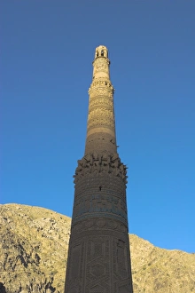 The 65 metre tall 12th century Minaret of Jam at dawn, UNESCO World Heritage Site The 65 metre tall 12th century Minaret of Jam at dawn, UNESCO World Heritage Site