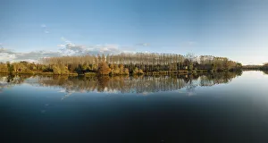 Adour River, Les Landes, Nouvelle-Aquitaine, France, Europe Adour River, Les Landes, Nouvelle-Aquitaine, France, Europe