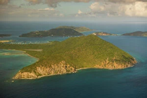 Related Images Gallery: Aerial of Beef Island, British Virgin Islands, West Indies, Caribbean, Central America