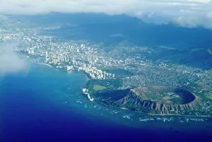 Crater Gallery: Aerial view of Honolulu