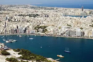 Images Dated 3rd October 2006: Aerial view of Sliema, Malta, Mediterranean, Europe
