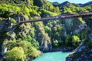 South Island Gallery: AJ Hackett Bungy jumping on the Kawarau bridge over the Kawarau River near Queenstown, Otago