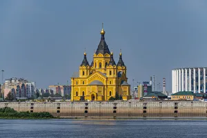 Alexander Nevsky Cathedral on the Volga River, Nizhny Novgorod, Russia, Europe Alexander Nevsky Cathedral on the Volga River, Nizhny Novgorod, Russia, Europe